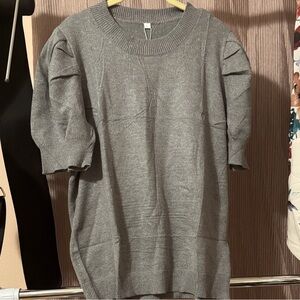 Classic Gray NWT Puffy Sweater